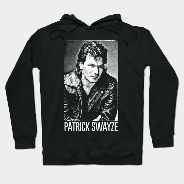 Patrick Swayze ∆ 90s Styled Retro Graphic Design Hoodie by DankFutura